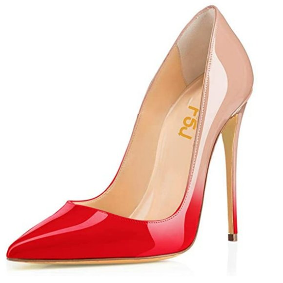 FSJ Shoes - FSJ Formal Pointed Toe Pumps High Heel Stilettos